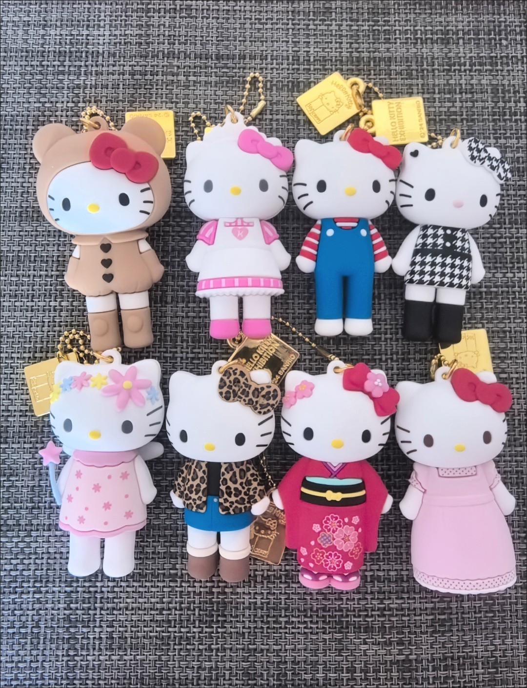Hello Kitty Long Leg Blind Box Keychain 50th Tokyo Limited Plush Charm Gift lot