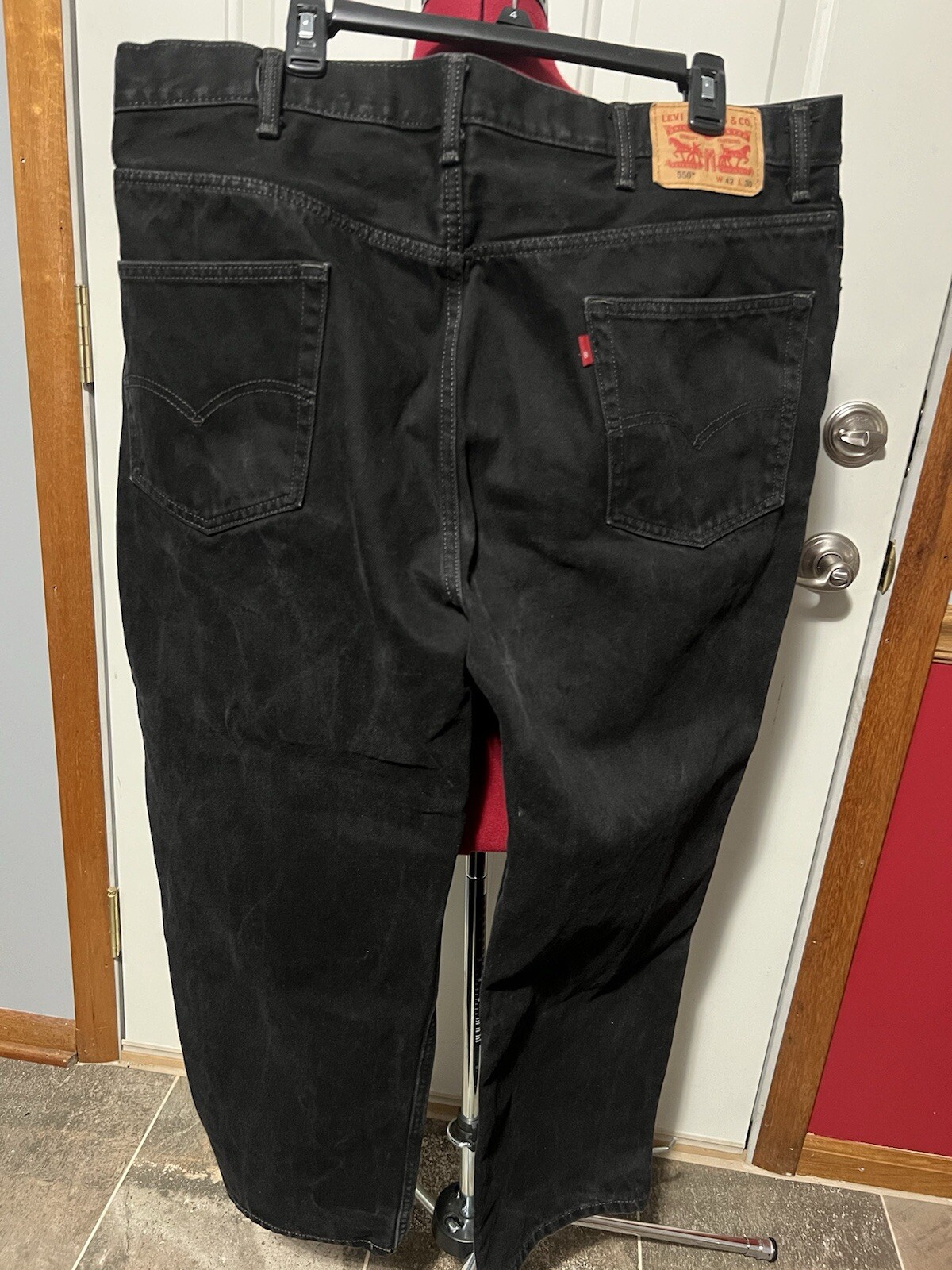 Levi Strauss Jeans Vintage Black Men’s W42” X L30” Worn Very Little Great Condit