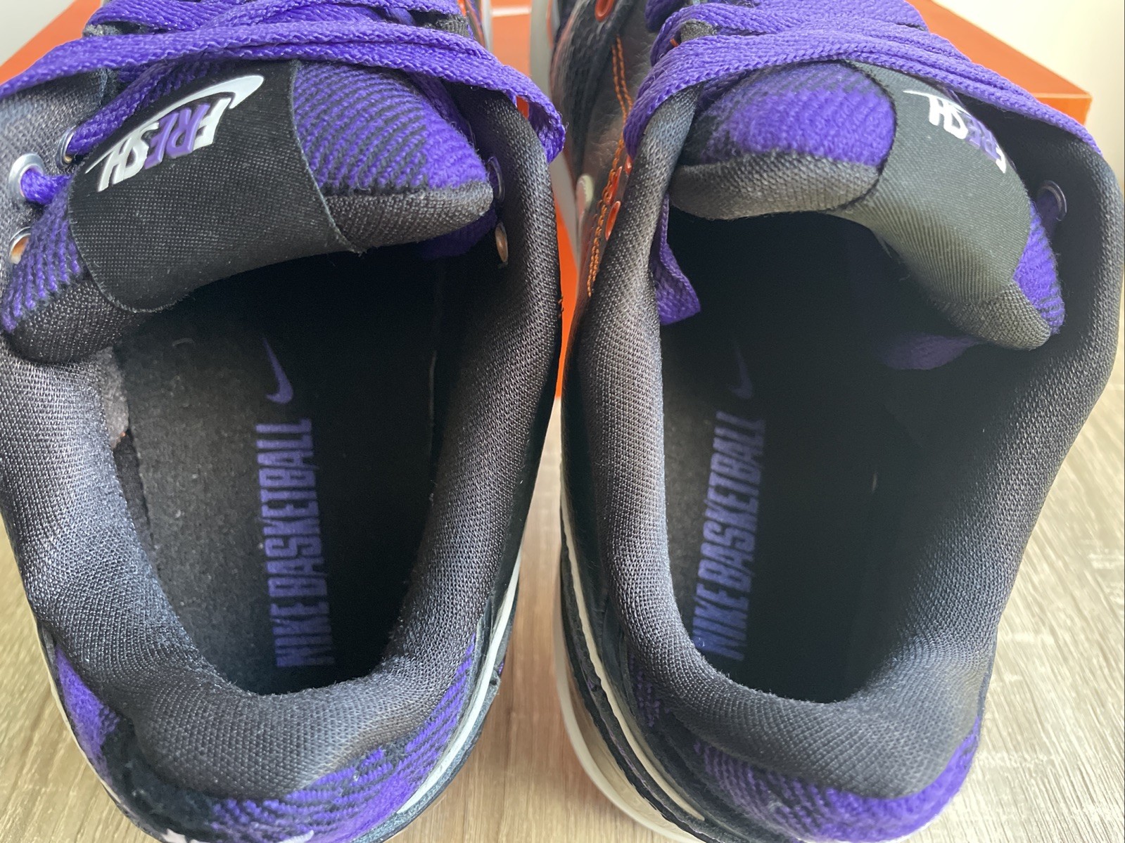 Nike Cradle Rock Low Black Purple Orange Steve Nash US Sz 8.5 Suns OG Box Rare