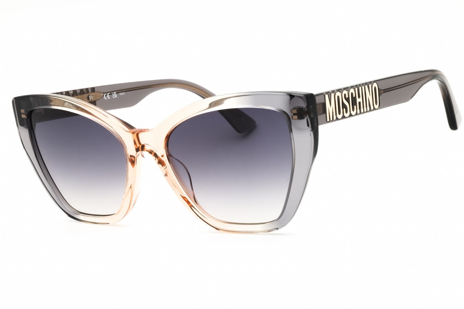 MOSCHINO MOS155-MQE-55 Sunglasses Frame Size 55mm 140mm 18mm GREY Women