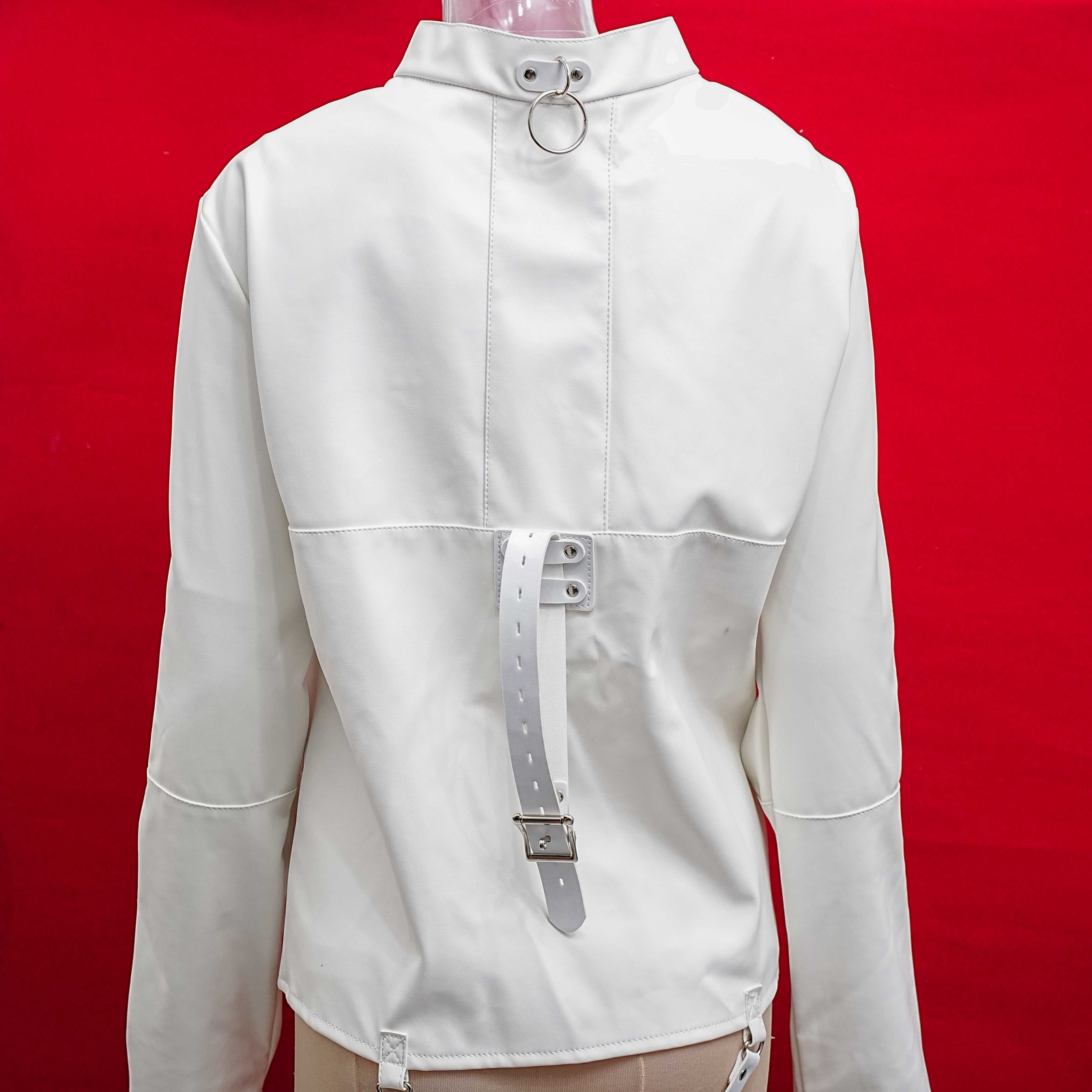 Straight Jacket Asylum Body Harness Armbinder Costume Straitjacket Clubwear US