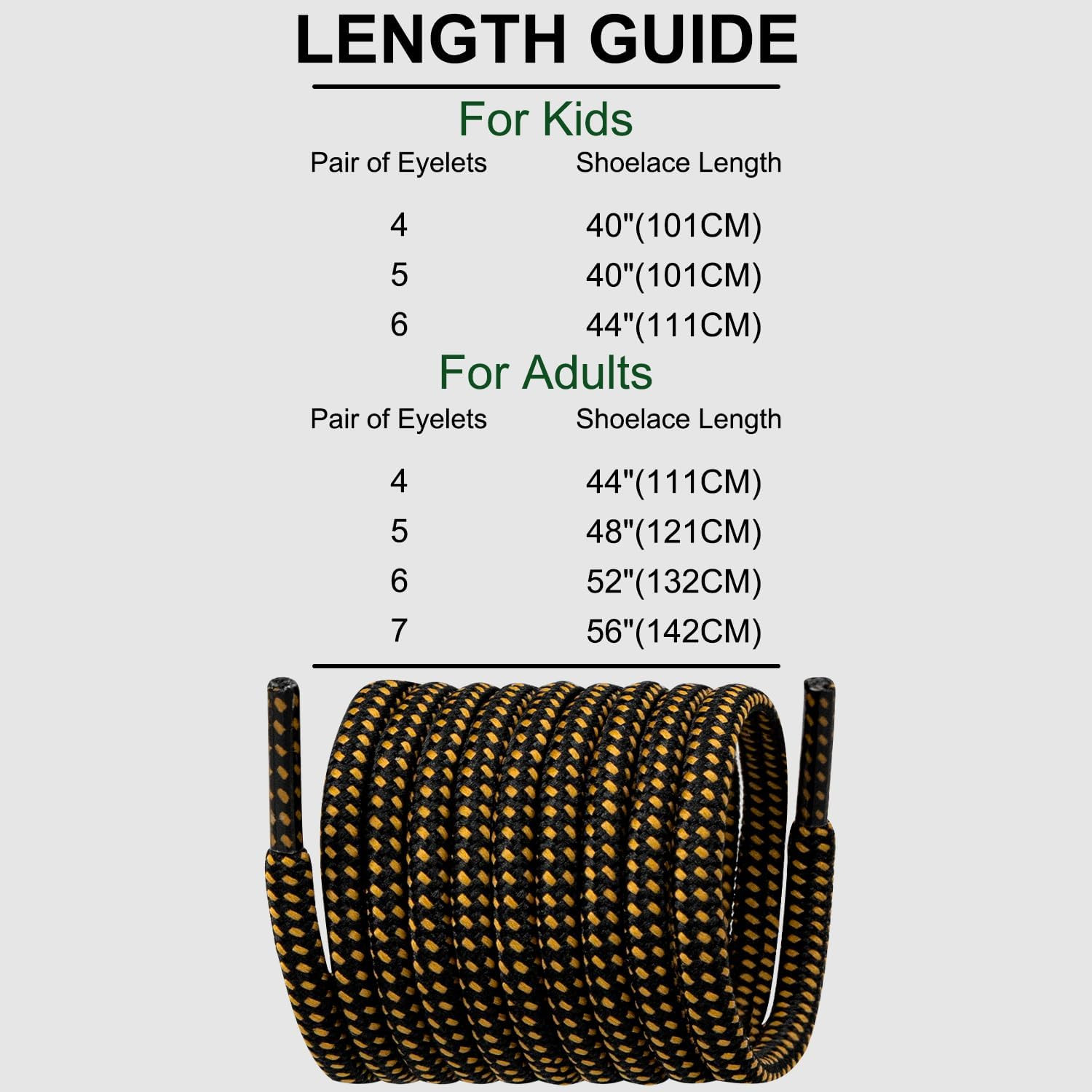 2 Pairs Shoelaces for Merrell Moab Boots Replacement round Shoe Laces Hiking Run