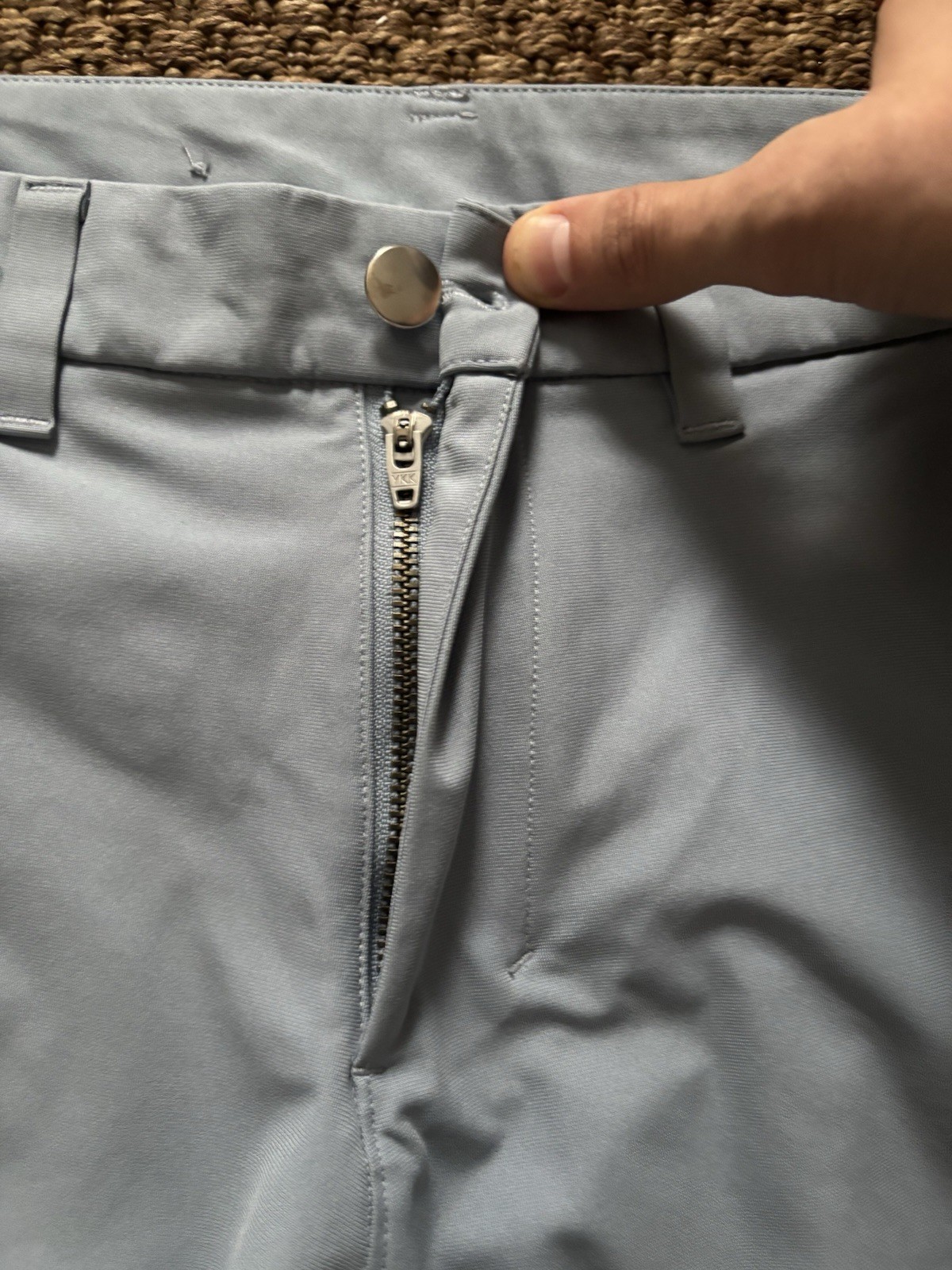 Lululemon Commission Slim Pant 31×32 Warpstreme Chambray – Excellent