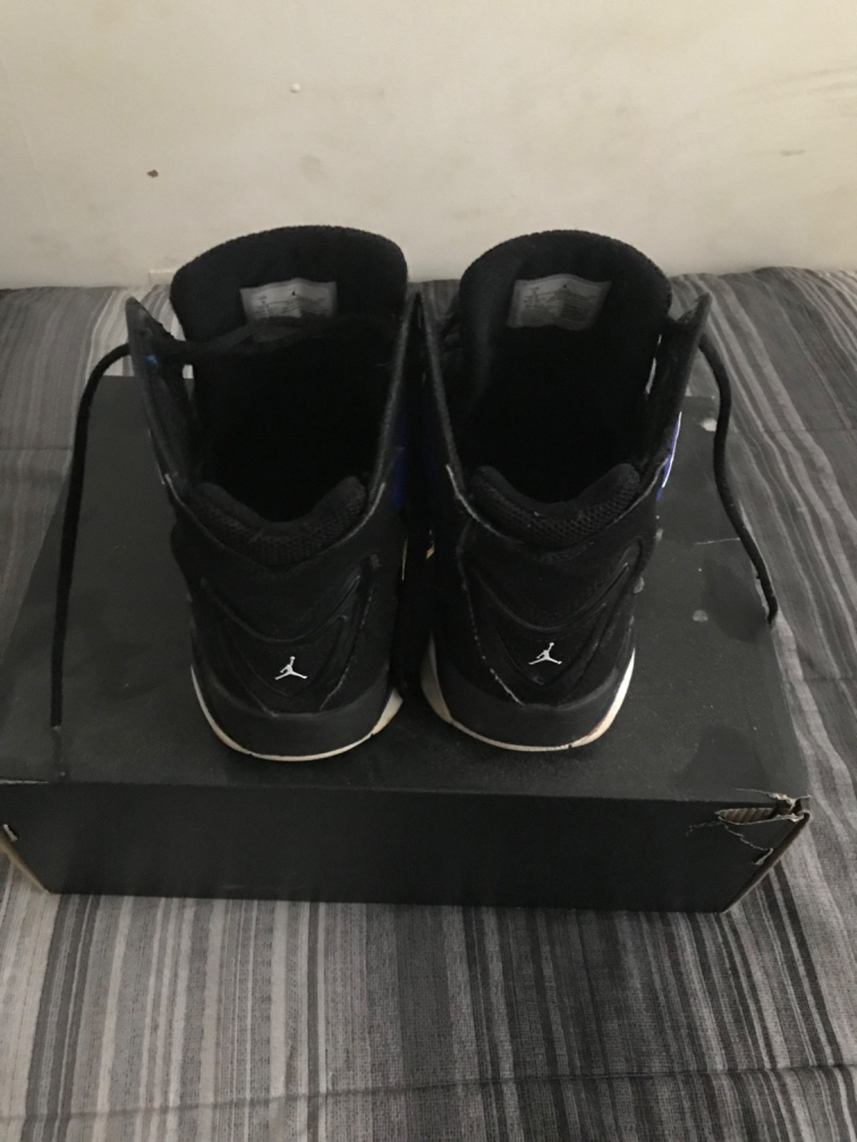 Size 8.5 – Air Jordan True Flight Black Game RoyalAuthentic true to size