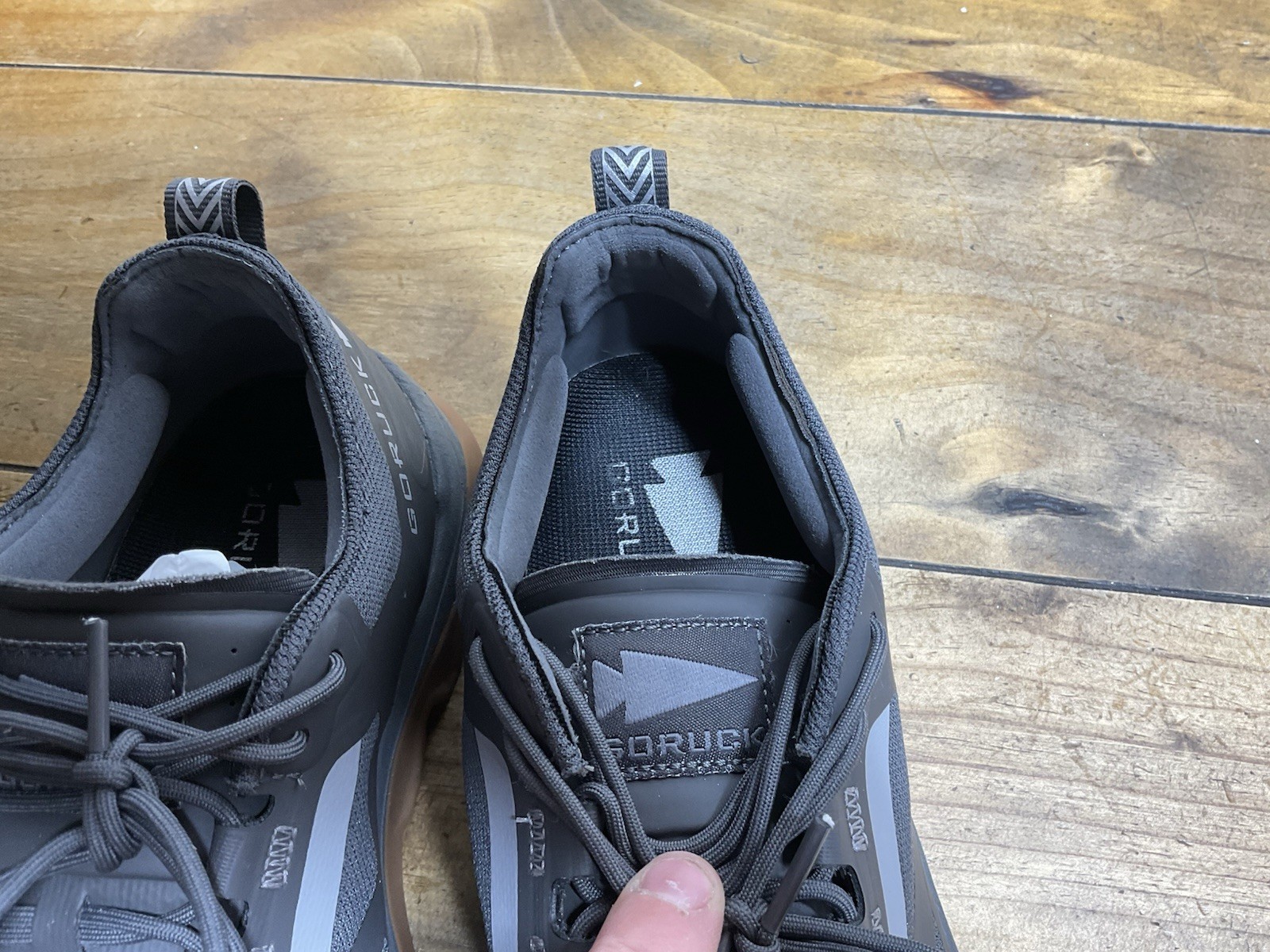 GORUCK Mackall Rucking Shoe in Black and Forged Iron Size M7.5 W9.5