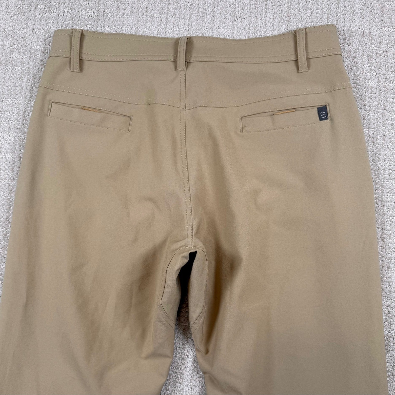 Free Fly Men 32×32 Beige Tech Performance Stretch Outdoor Pants *Read