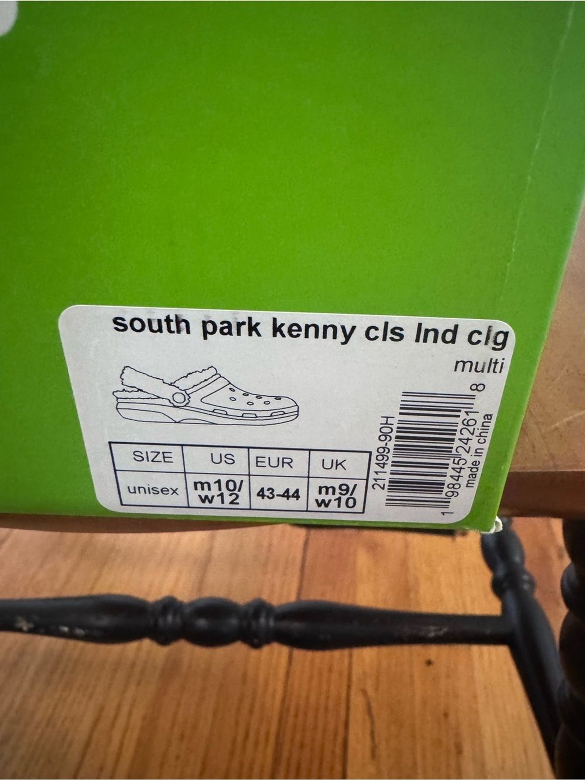 CROCS x South Park Classic Lined Clogs in “Kenny” Limited Edition NIB size 10