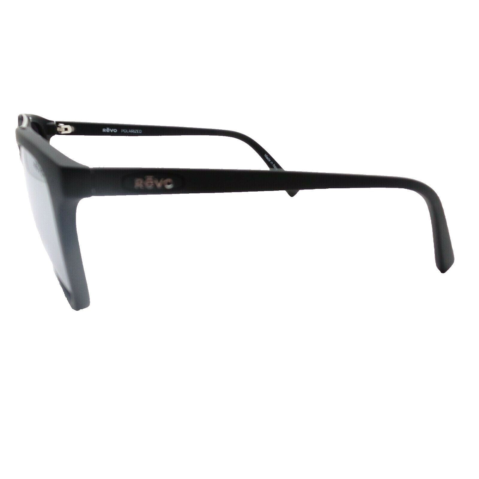 Revo Clayton Matte Black Stealth Mirror Polarized Sunglasses Authentic