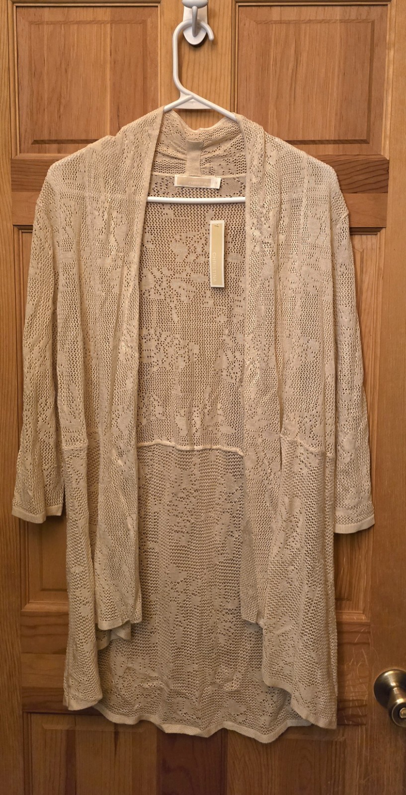 Christina – Women’s Taupe Cardigan – Size Medium – New- Great For All Occasions