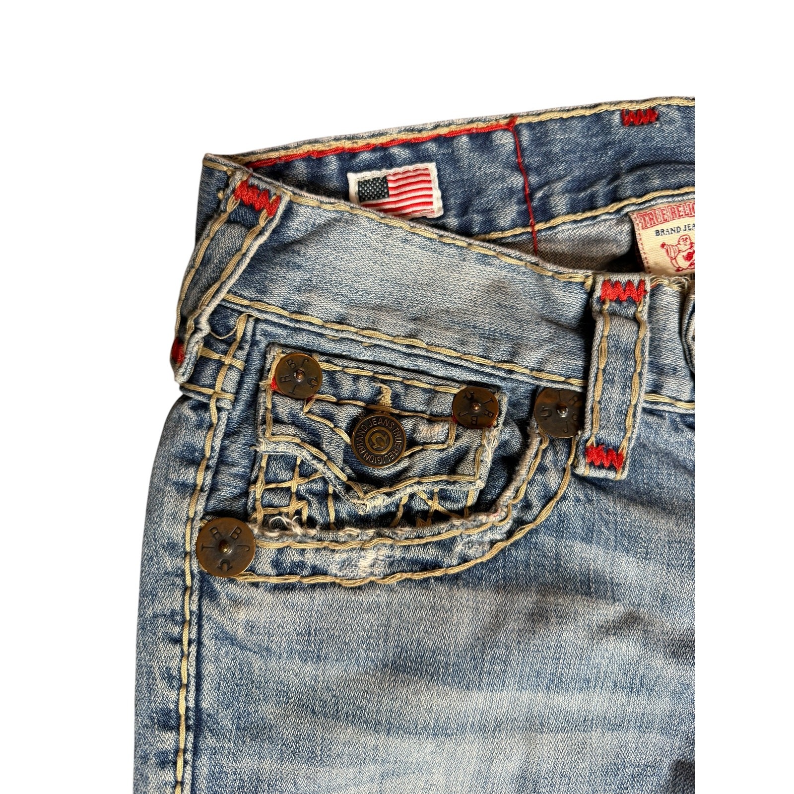 True Religion Ricky Super T Denim Jeans 28×31