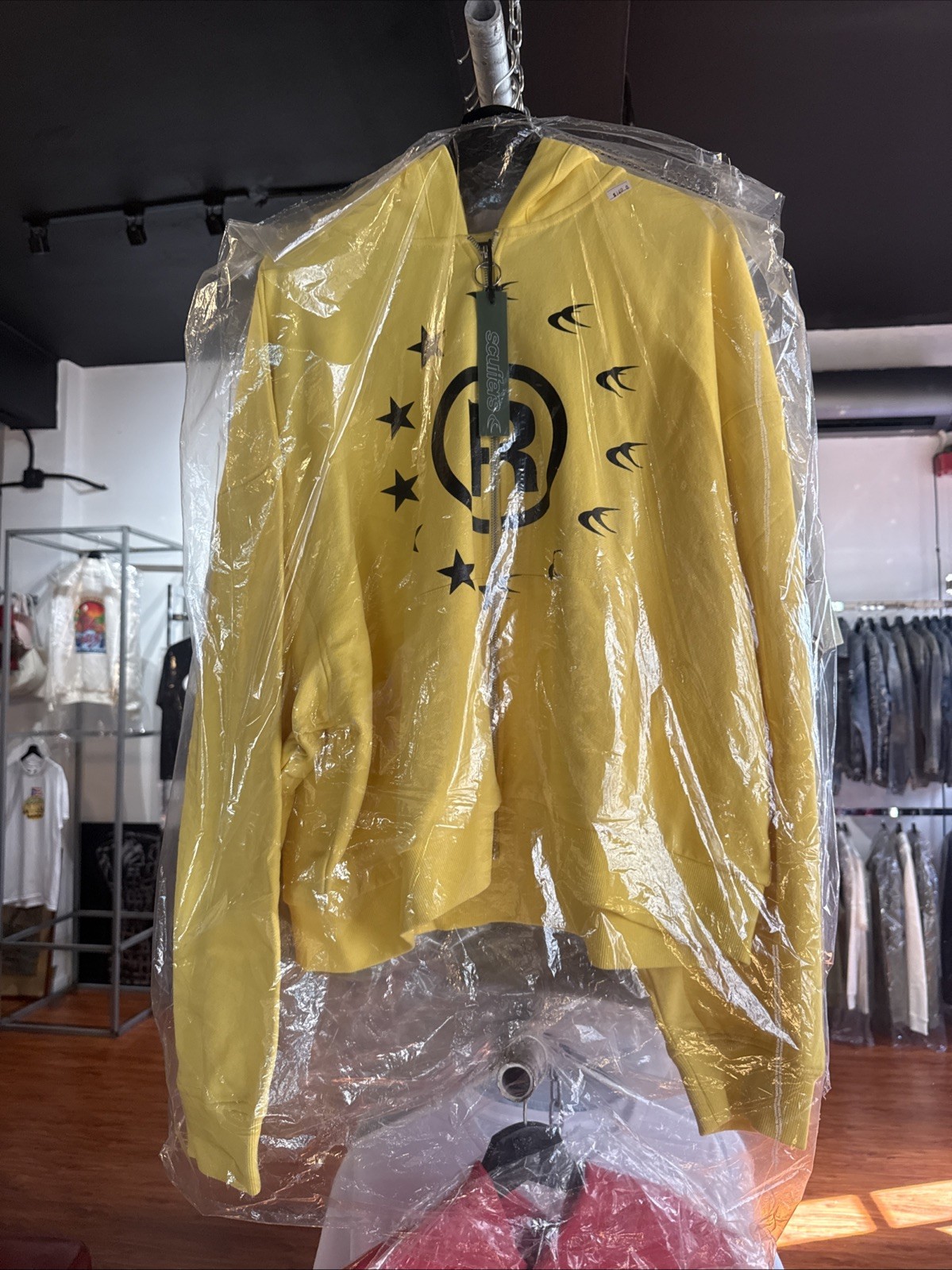 Scuffers Zipper Jacket with Hoodie Size XL
