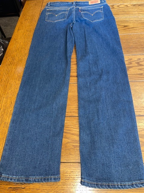 Levi’s Low Pro Straight Blue Denim Jeans – Women’s Size 12 Reg (W28 X L28) – New