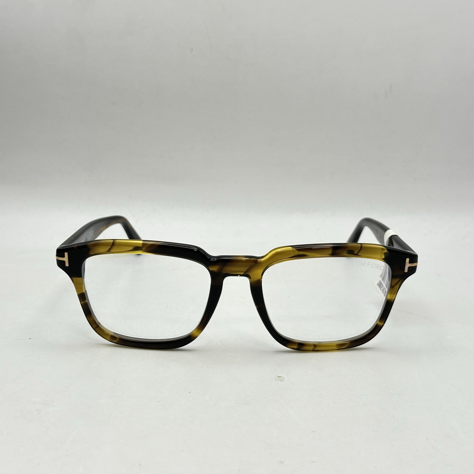 Tom Ford Unisex Square Full Rim Blue Light Blocking Glasses TF6032-B Havana