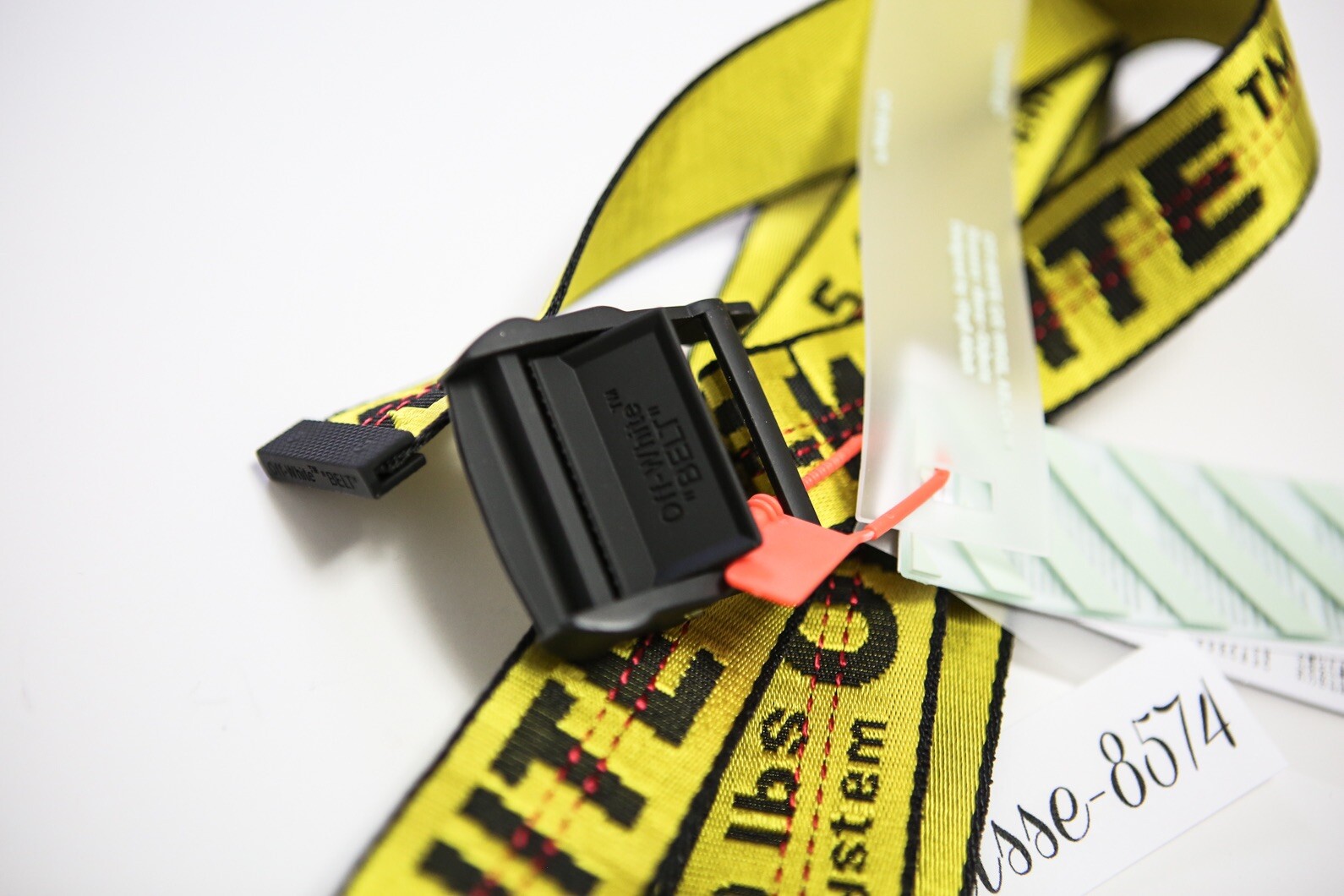 Off White Industrial Yellow Belt 200cm Rare