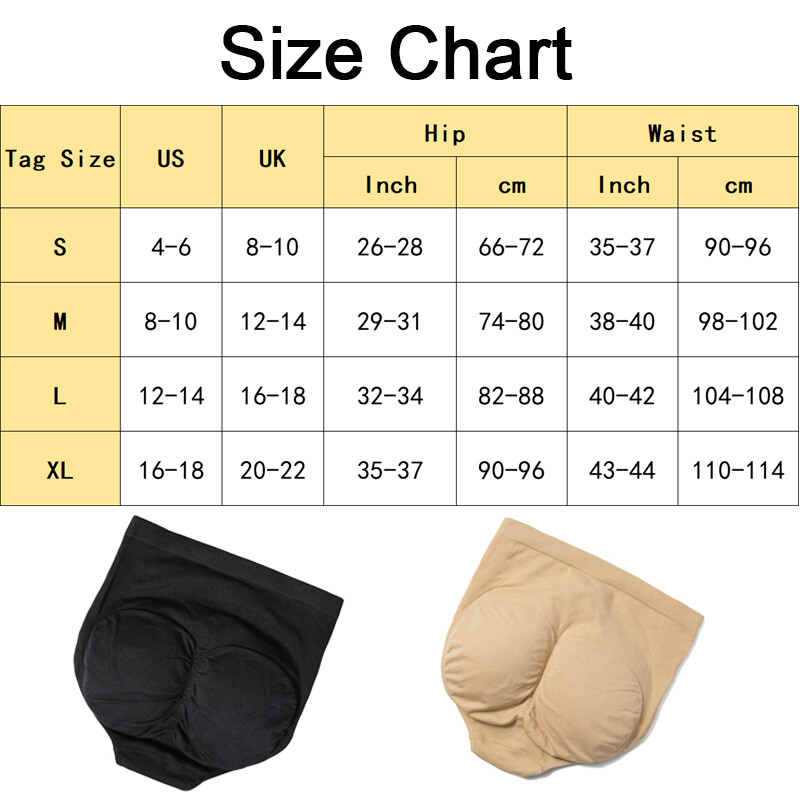 Men Padded Butt Hips Enhancer Body Shaper Panties Fake Ass Underwear Briefs US
