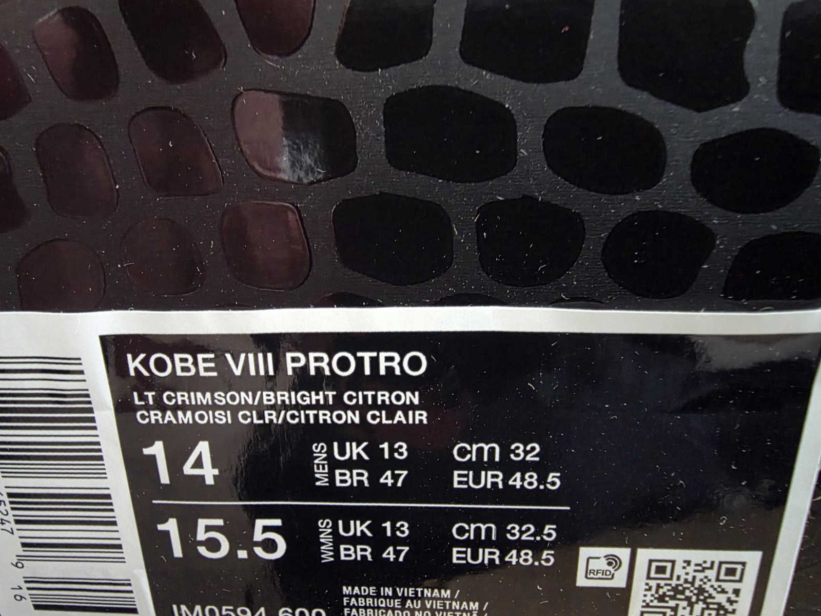 Size 14 – Nike Kobe 8 Protro 2026 Year of the Horse