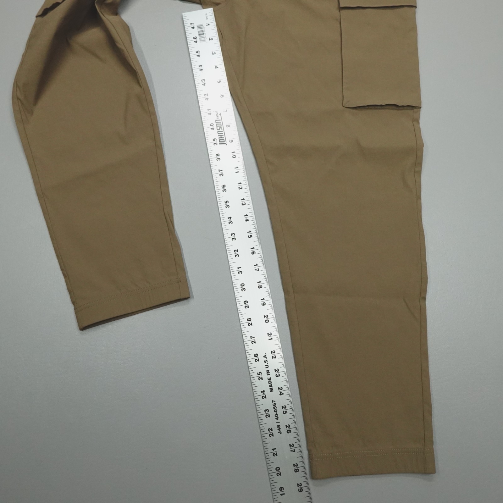 Kenneth Cole Active Men’s Tech Cargo Jogger Pants Khaki Tan Flex Stretch NWT