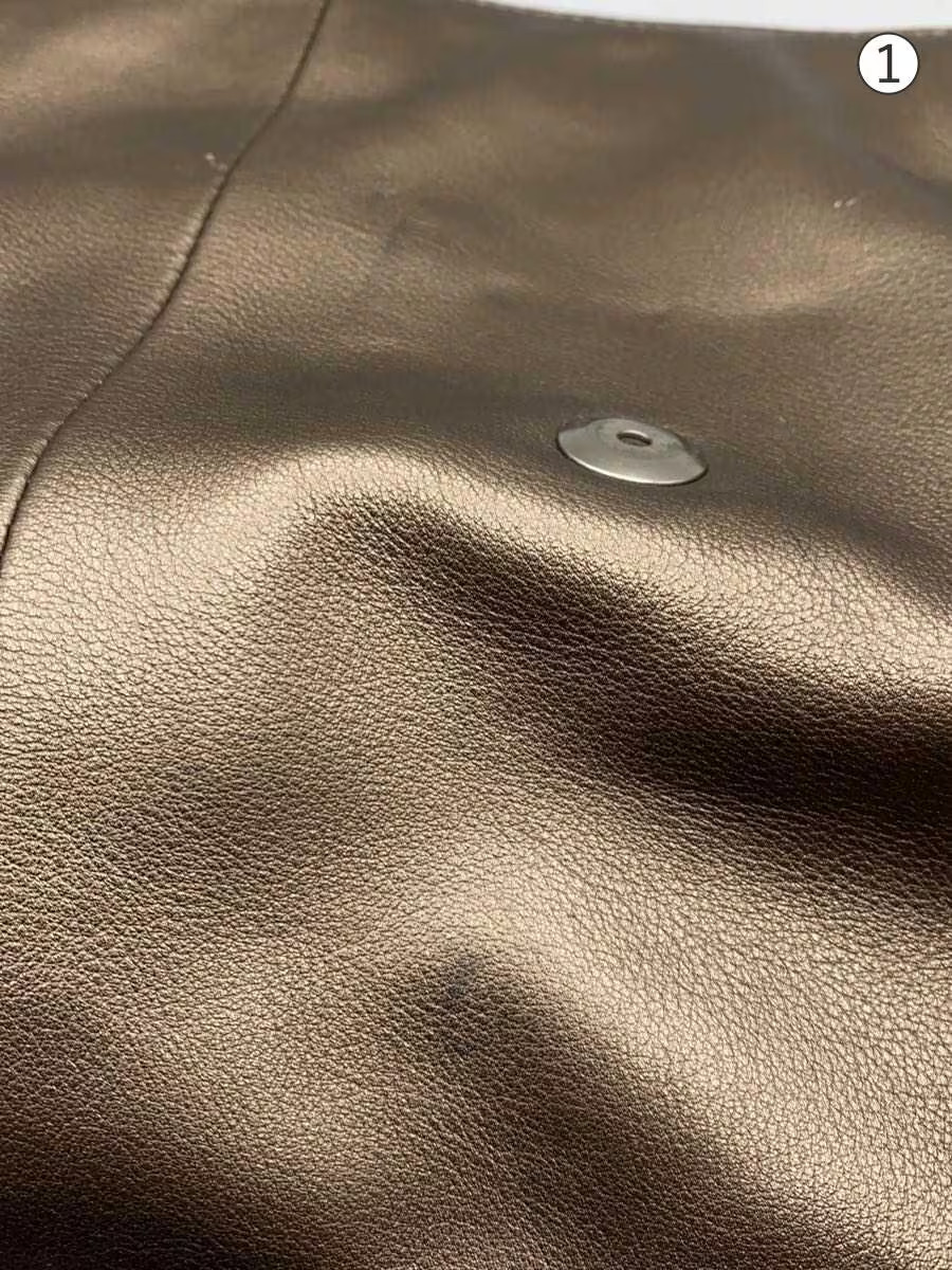 COACH Shoulder Bag Leather GLD N-H1175-F18751