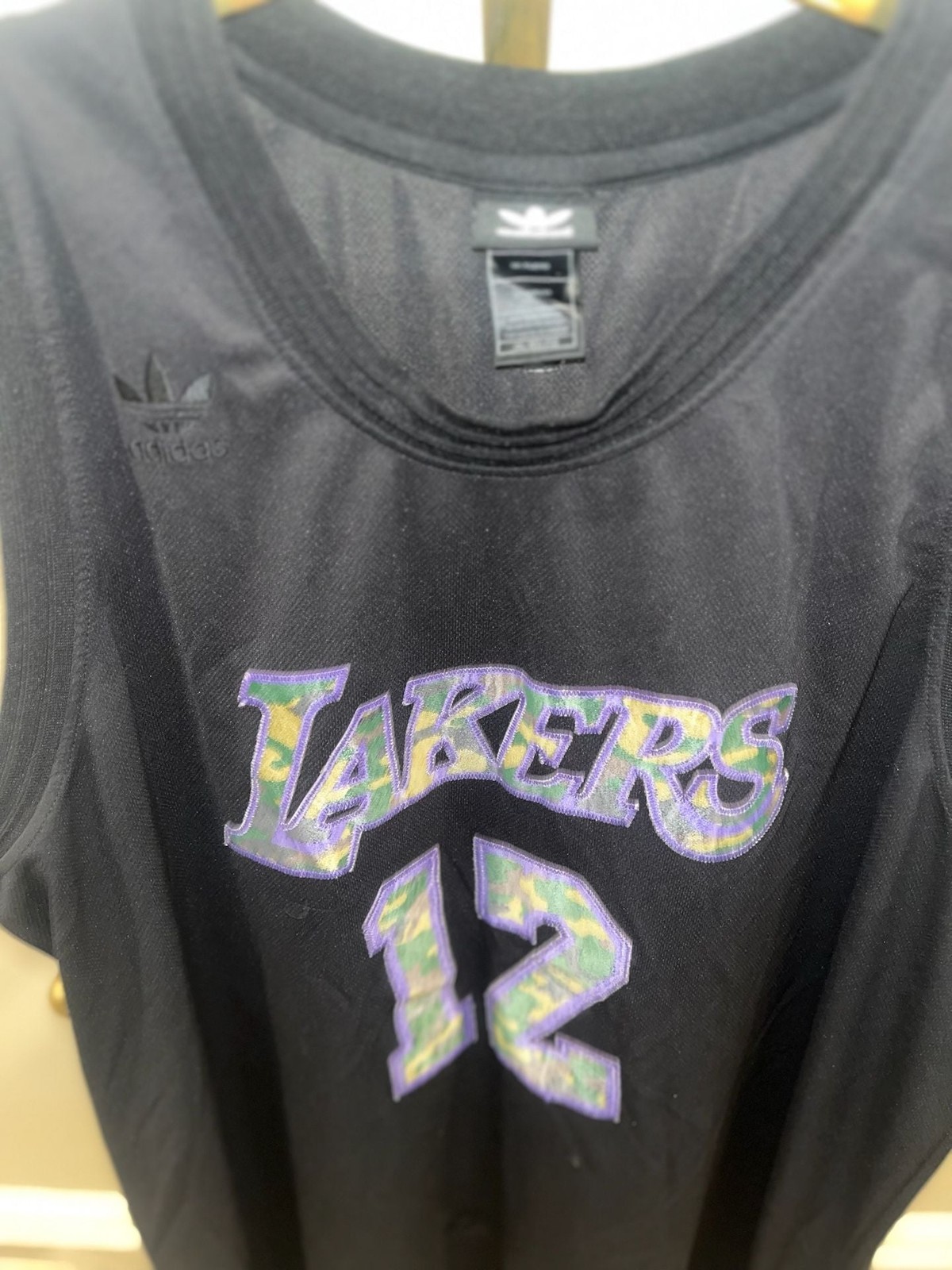 Adidas Los Angeles Lakers Dwight Howard 12 Camo Jersey 2XL