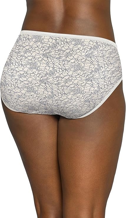 3 pack Vanity Fair Illumination 13108 HI-CUT Brief Tranquil Lace Sz- 6~7~8~9~10