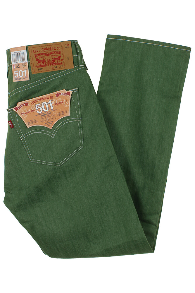 Levi’s Men’s 501 Original Shrink Fit to Button Fly Denim Jeans