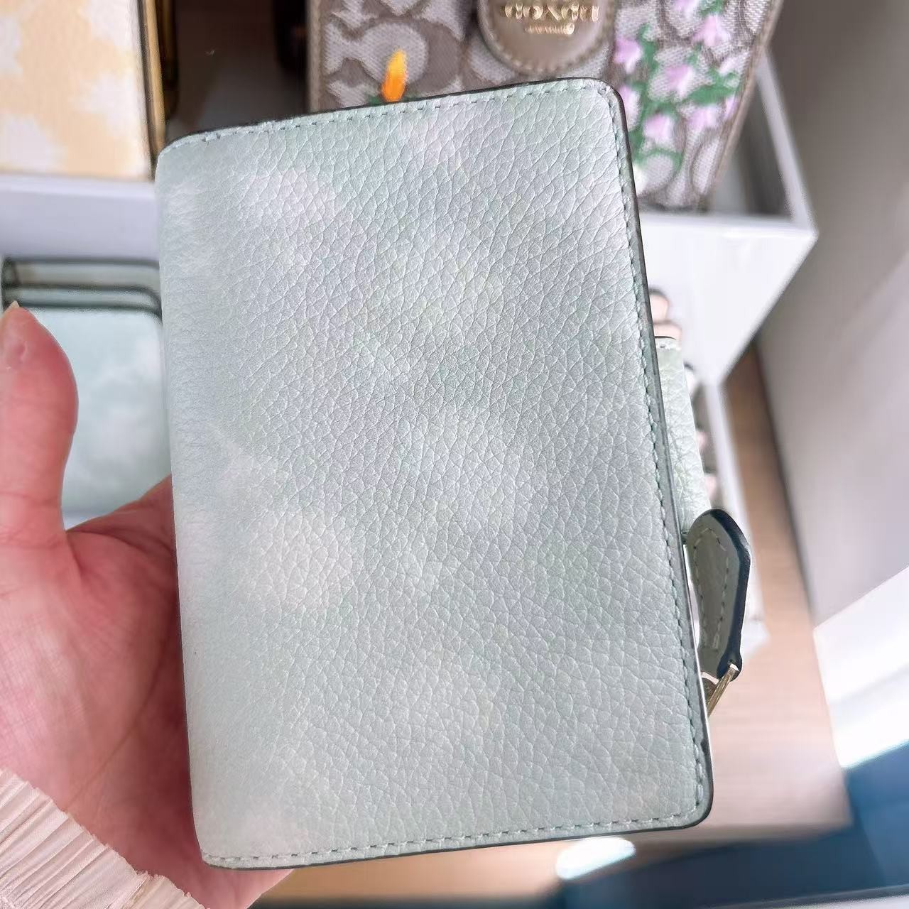 NWT Coach Medium Corner Zip Wallet CEC30/CEC31/CEC32 In Pretty/With Floral