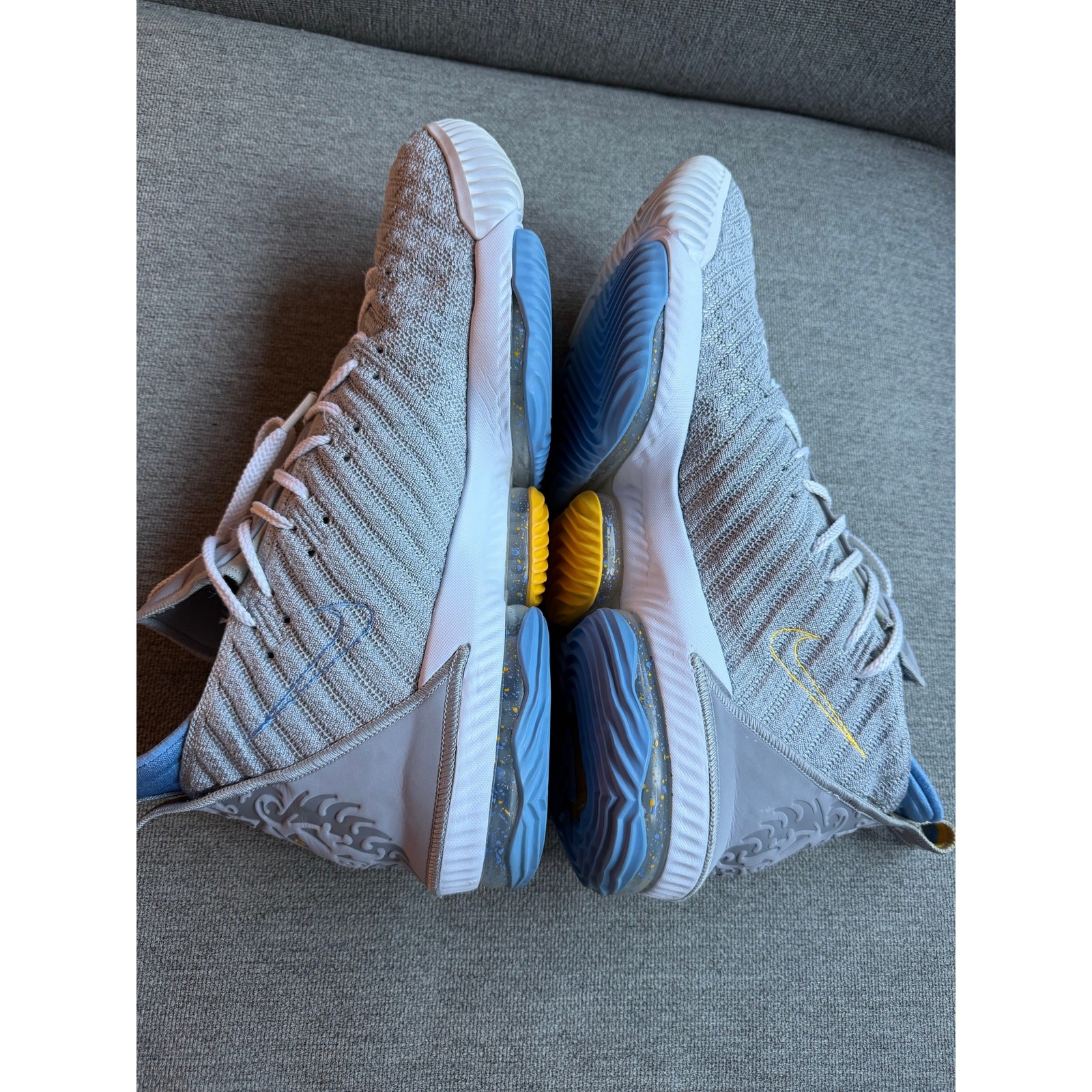 Nike LeBron XVI 16 “MLPS Minneapolis Lakers” Men’s 14 Grey Blue White CK4765-001
