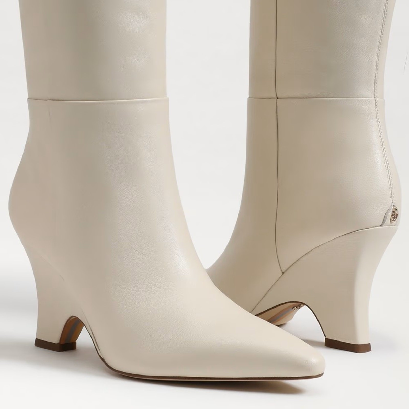 NEW Sam Edelman Vance Knee High Boots Women’s 5 Ivory Cream