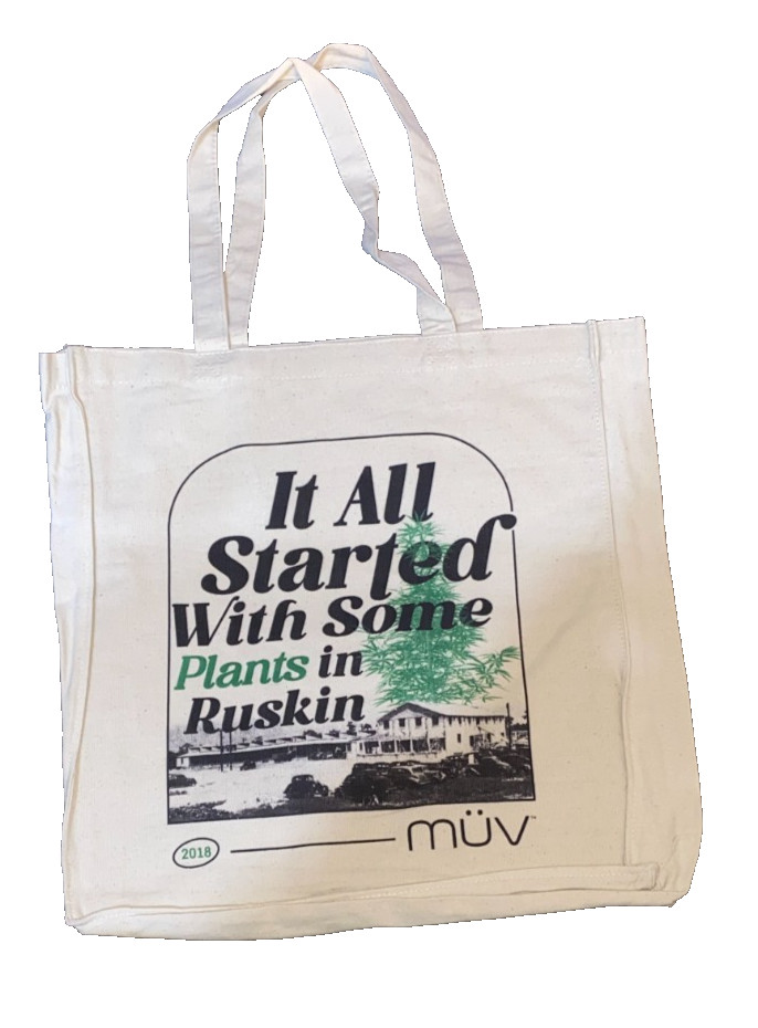 MUV Dispensary Hemp Canvas Re-usable Bag – NEW Ruskin FL