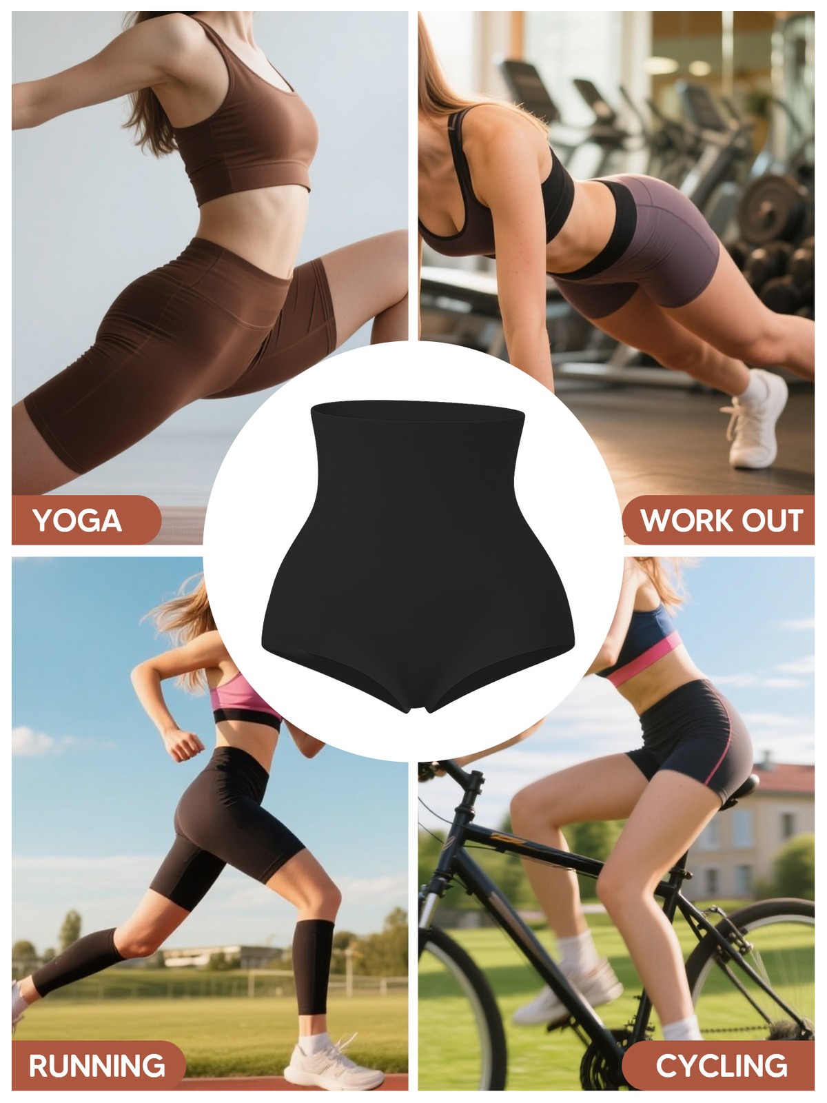 Women Tummy Control Shapewear High Waisted Body Shaper Shorts Slimming Panties