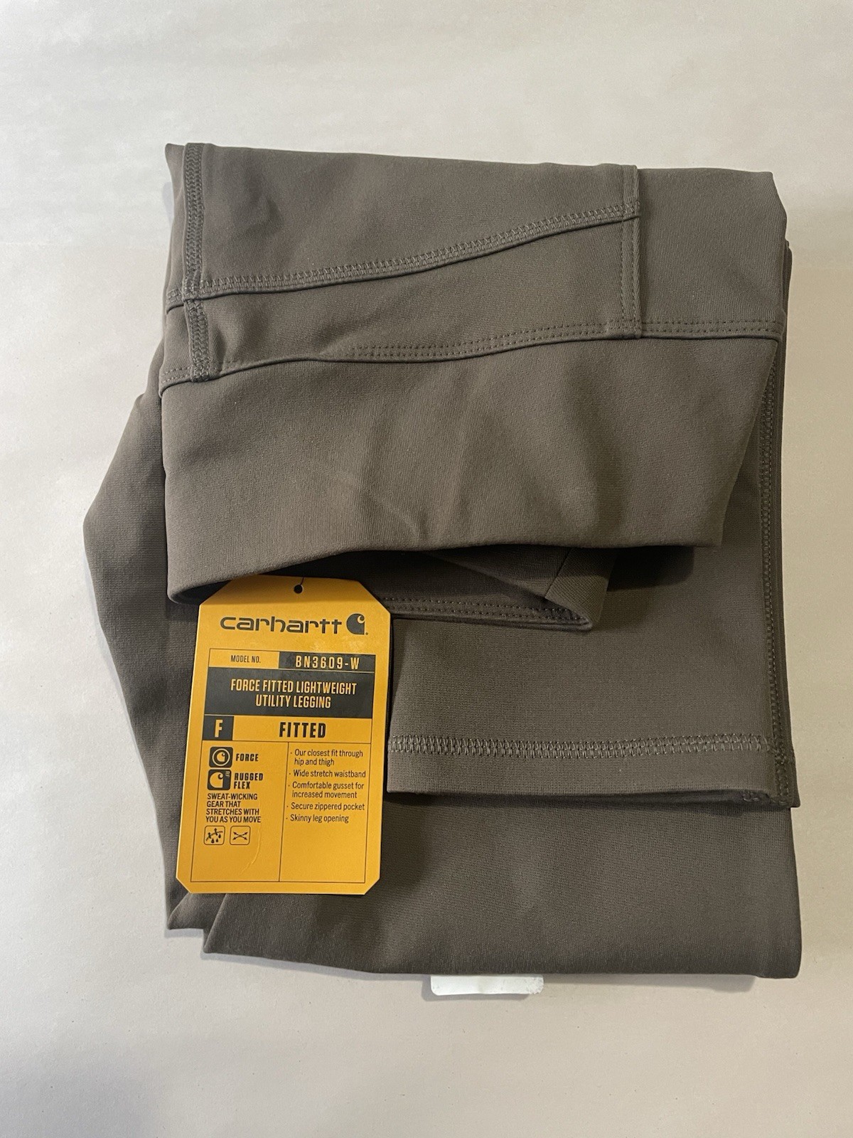 Carhartt Force Fitted Lightweight Utility Legging – BN3609-W Tarmac S (4-6) Reg.