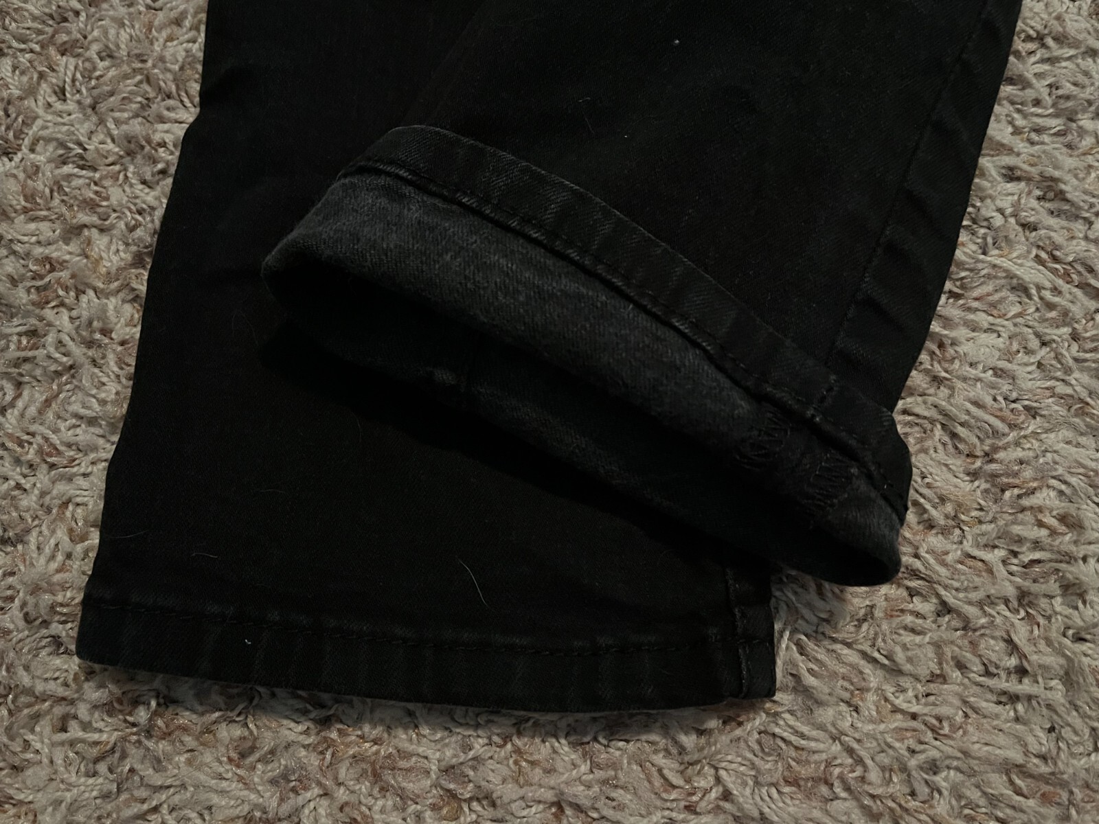 EUC Levi’s 502 Jeans BLACK Regular Tapered Men tag=30×32 (MEASURED 28×29) (9257)
