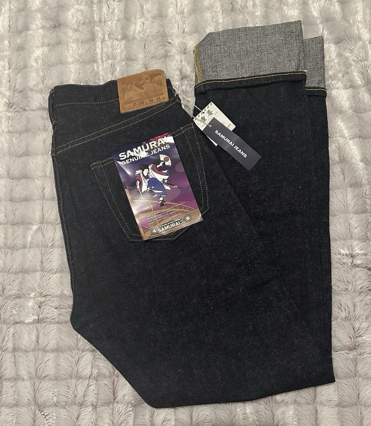 SAMURAI JEAN S0255XX Color indigo 34×29. New with tags. Original Price $335
