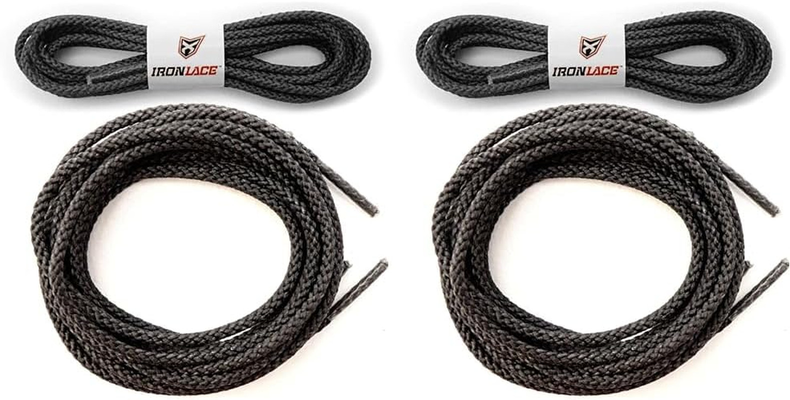 Unbreakable 1500-Pound Breaking Strength round Boot & Shoe Laces