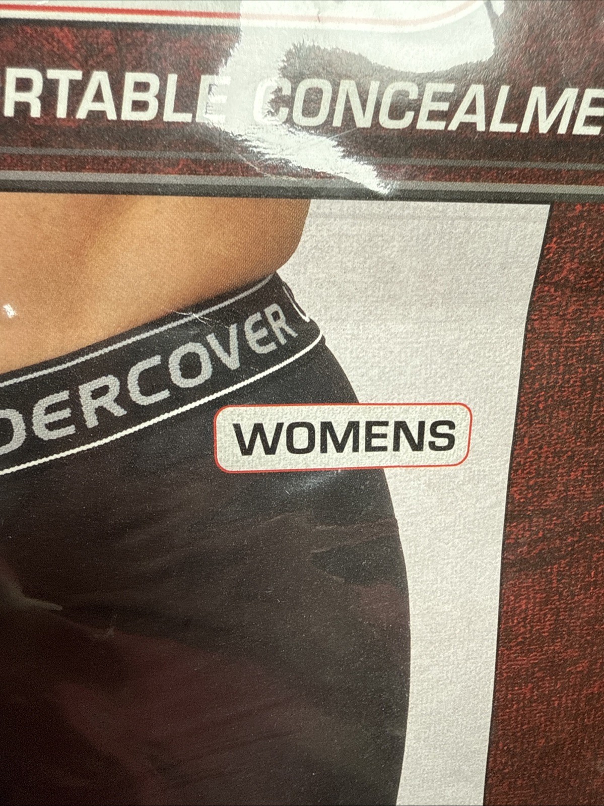 Under Tech Undercover Womens Concealed Front Carry Undershorts 3XL Right Handed