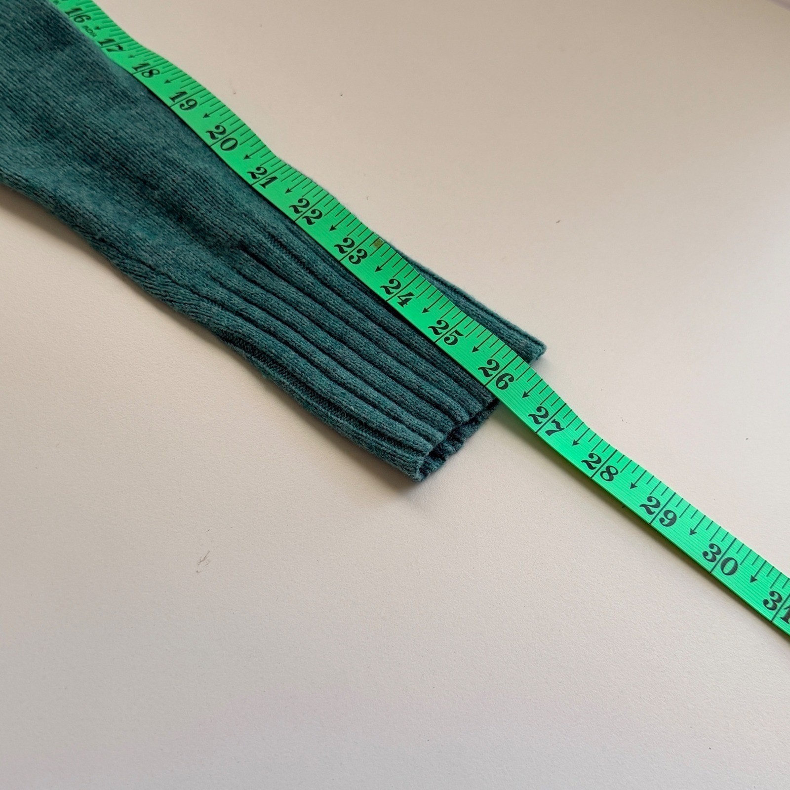 Old Navy V-Neck Sweater Sz M Teal Green Lambswool Angora Blend Knit Preppy