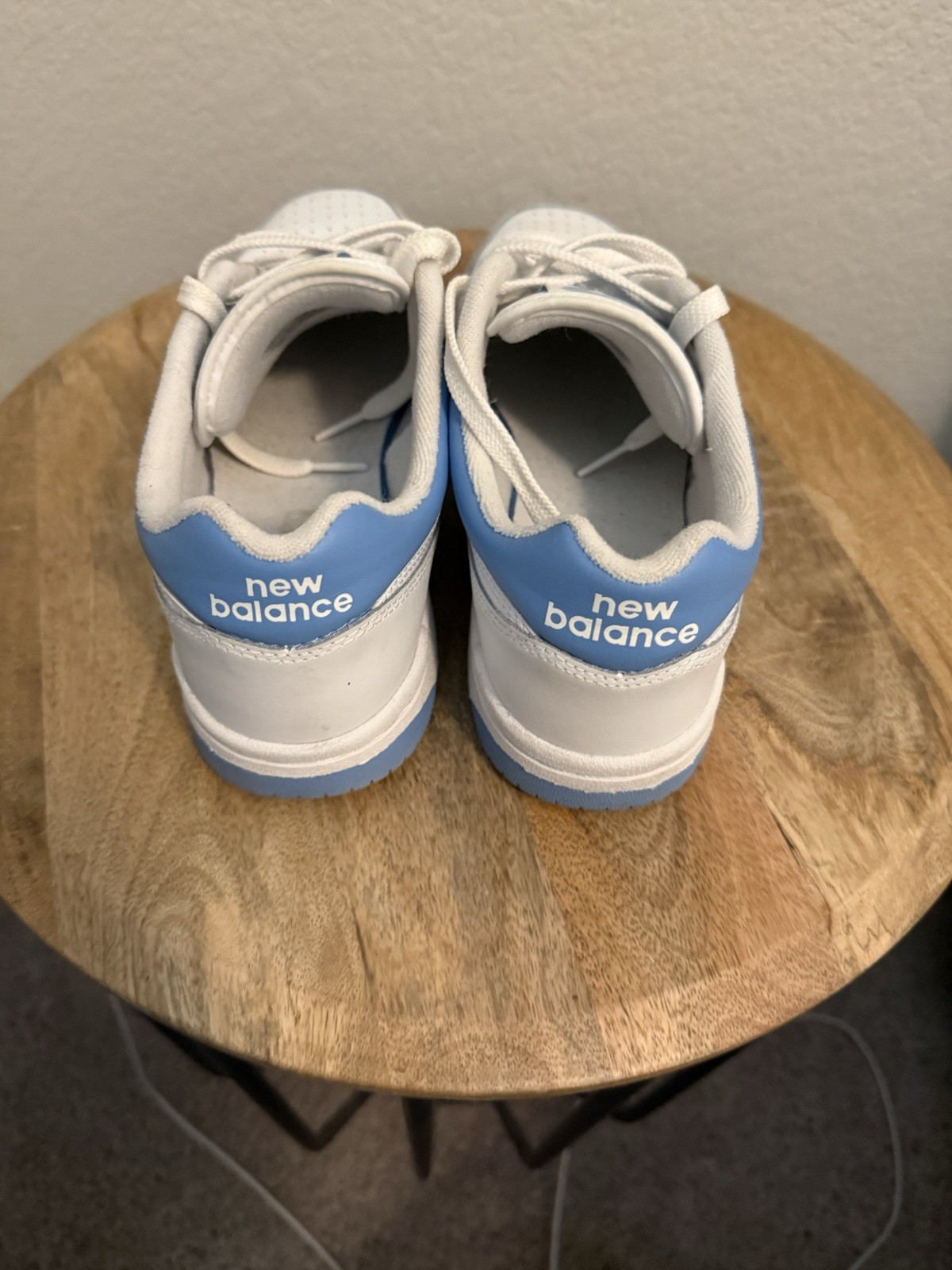 New Balance 480 Men’s Sneakers White/Blue/Gray, Size 8