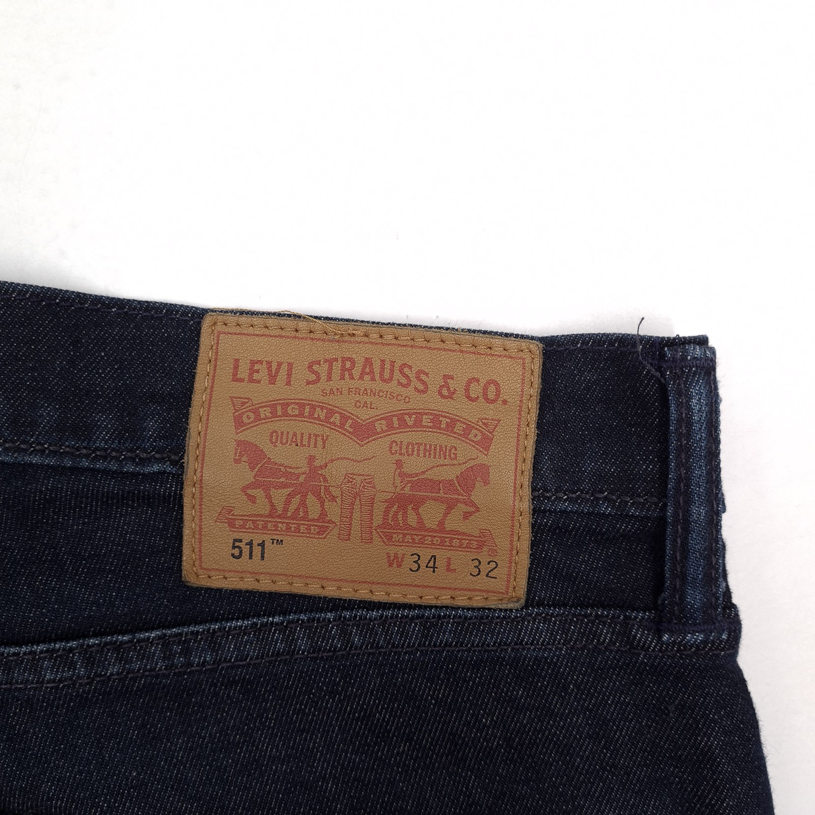 Levi’s Jeans 511 Men Stretch Slim Straight Bc5 Size W34 L32