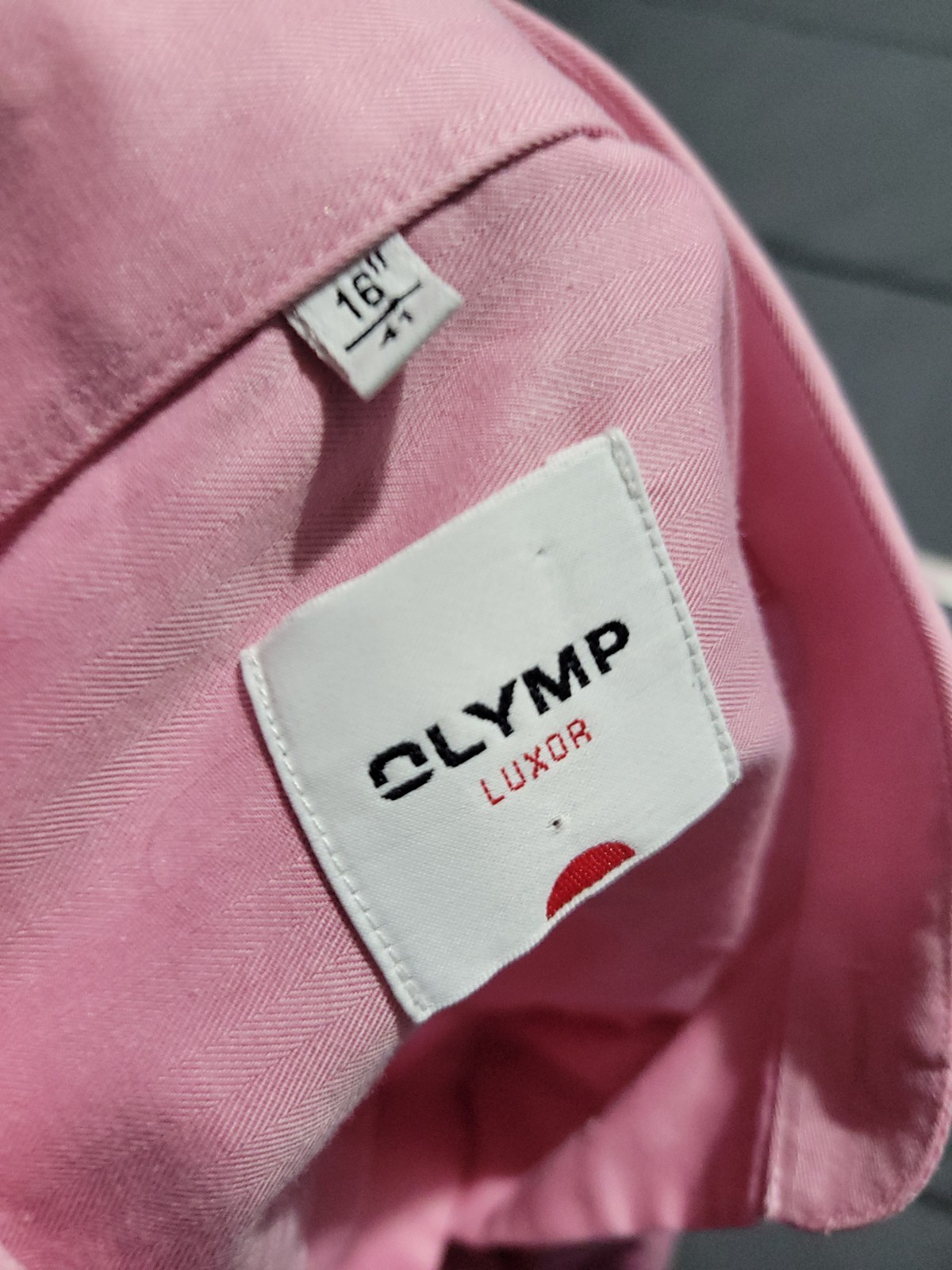 OLYMP Luxor 16/41 Men’s Long Sleeve Modern Fit Dress Shirt Pink Barrel Cuff