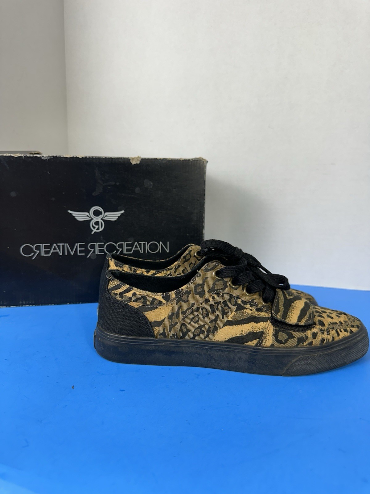 Creative Recreation Cesario Lo XVI ‘Black/Brown/Cheetah’ Womens Size 7,5