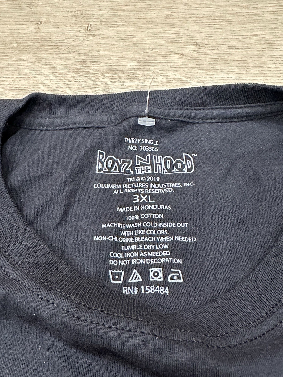 Boyz N The Hood Movie Graphic T-Shirt Mens Size 3XL Black Ice Cube Film NWT