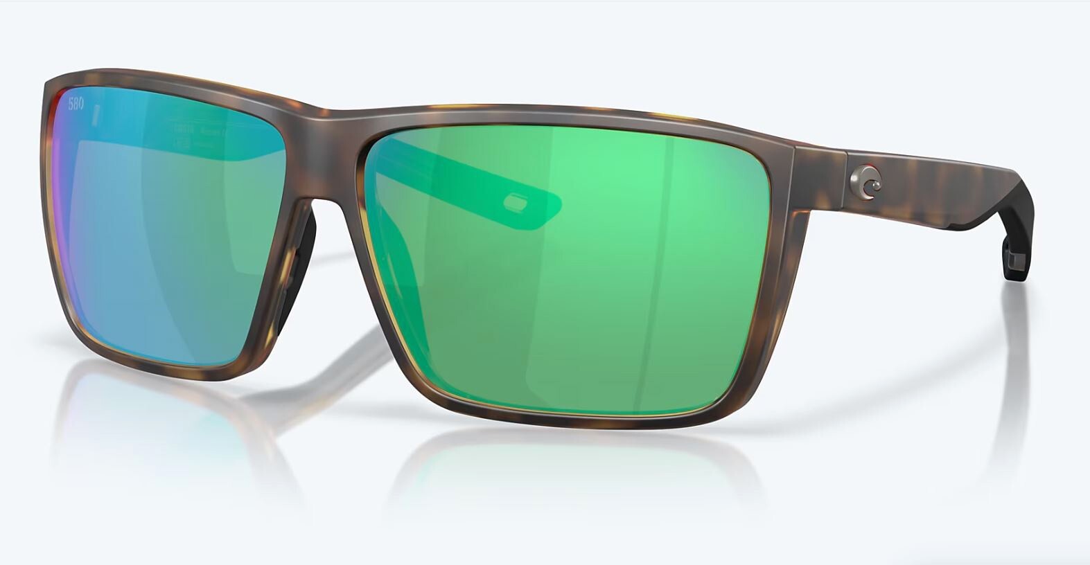 BRAND NEW Costa Del Mar RINCON II 2 Tortoise / Green Polarized Glass 580G