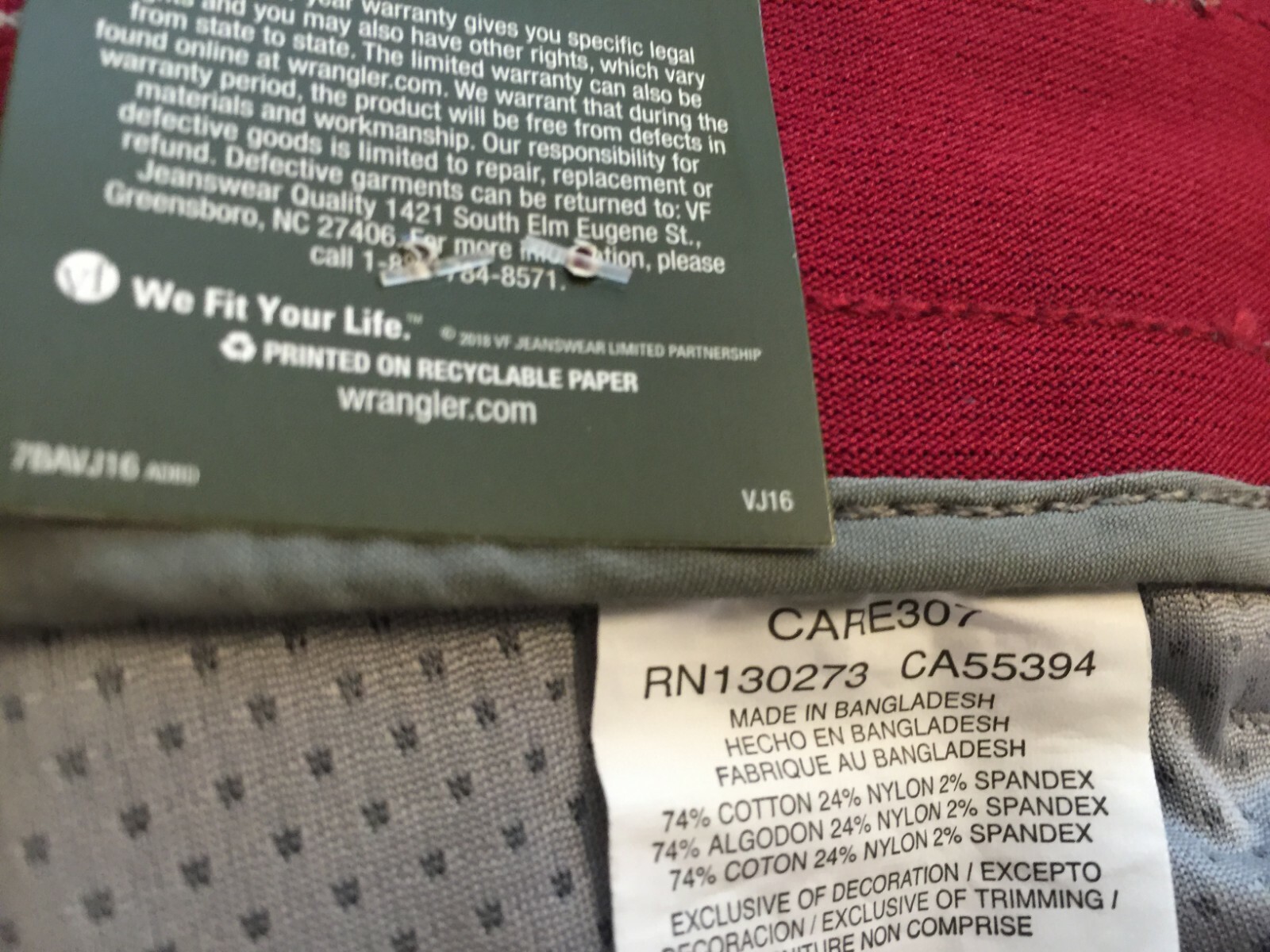 NWT Wrangler Men’s Shorts Flex Waistband & Fabric 5 Pocket Straight 9″ Outdoor