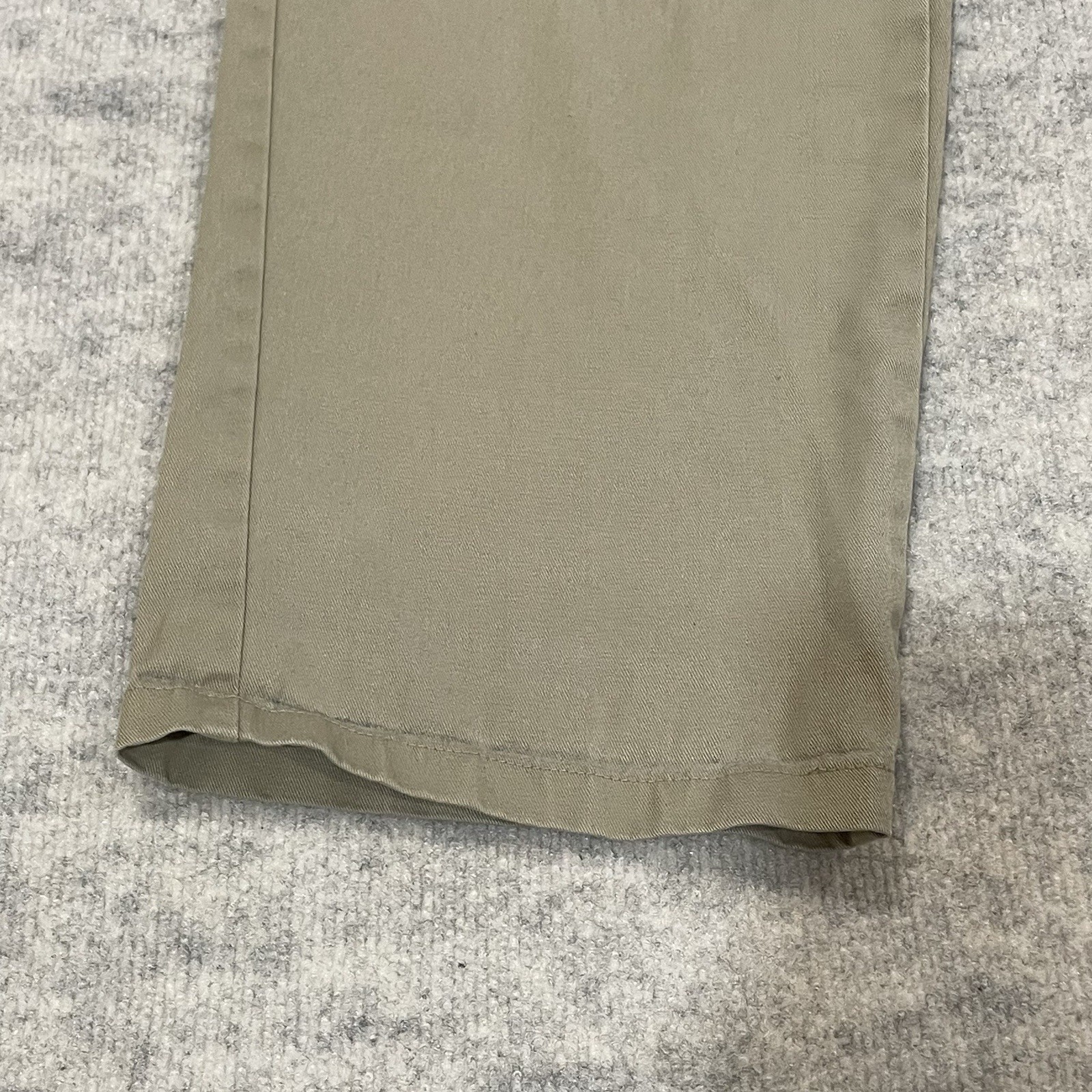 Dickies Men Loose Fit Double Knee Work Pants Khaki 40×32 Distressed Skater 85283