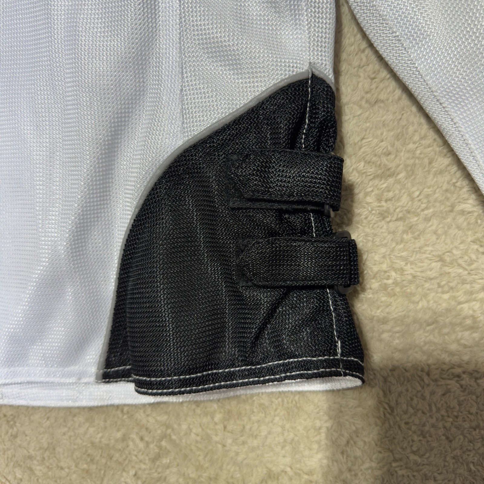 Harley Davidson Jacket Womens Medium White Black Mesh Riding Biker Embroidered