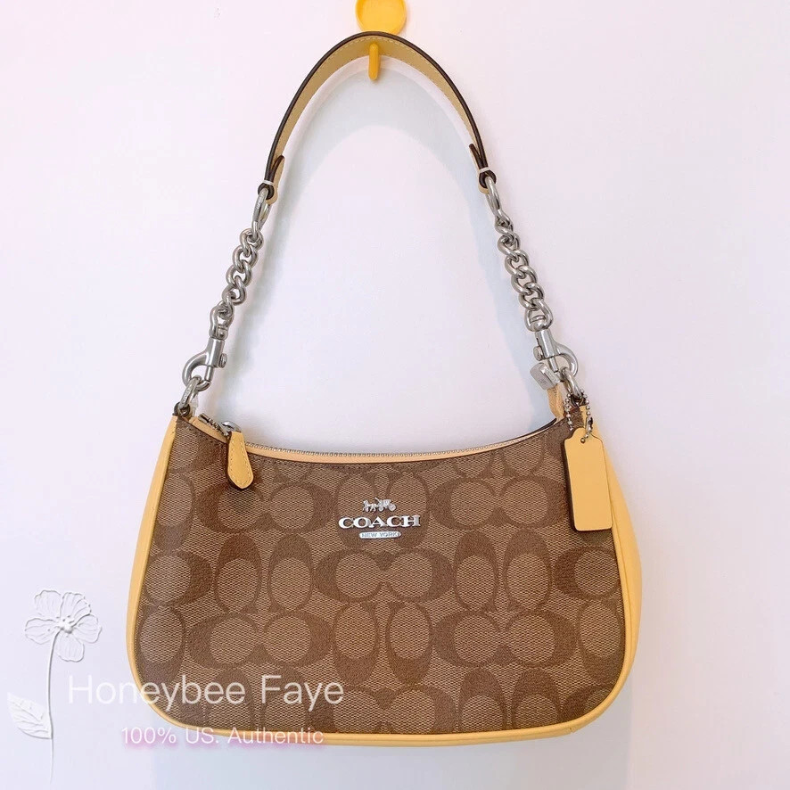 NWT Coach Teri Shoulder Bag In Signature Canvas