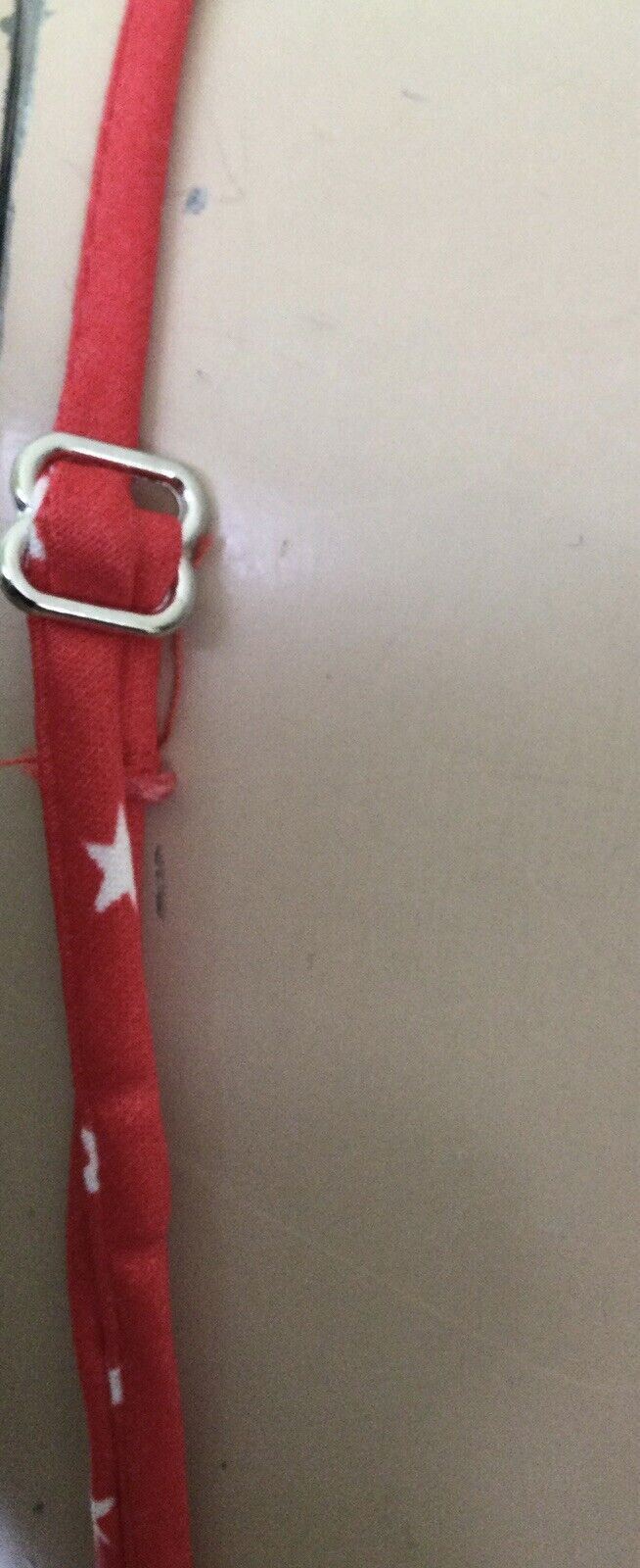 NEW ZARA Red & White Star Lace Up Snap Crotch Bodysuit (Size XS)
