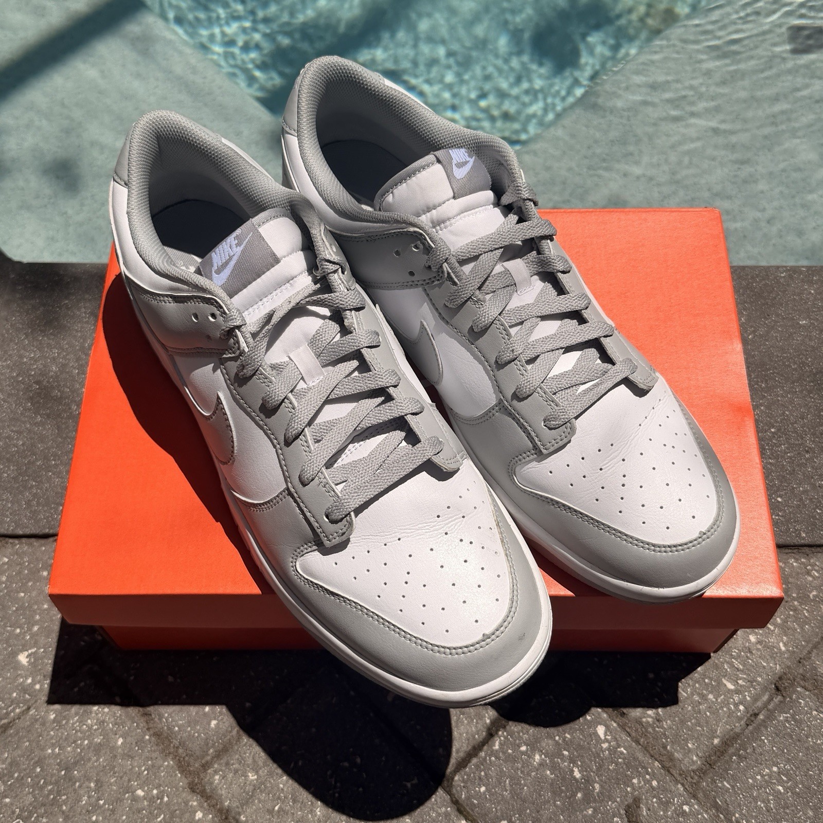 NIKE DUNK LOW RETRO LIGHT SMOKE GREY MEN CASUAL SNEAKERS SHOES HF5441-105
