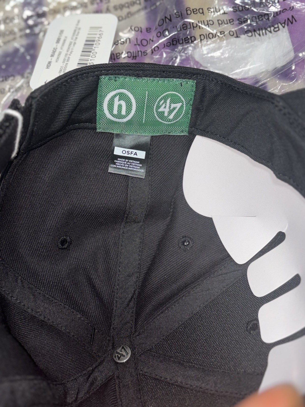 Hidden NY x 47 Brand MVP H Logo Hat Black (Brand New)