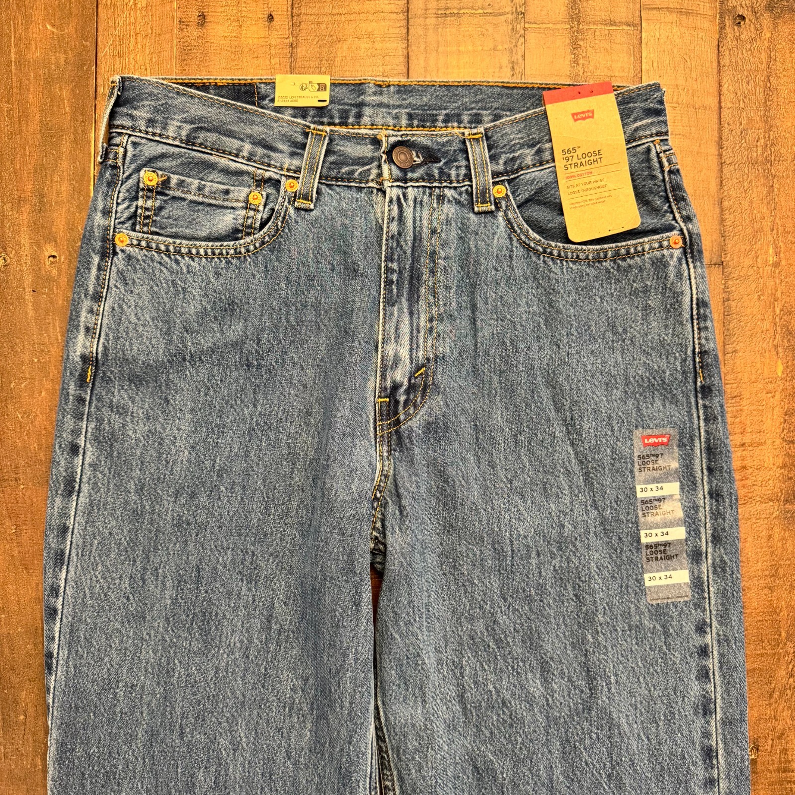 Levi’s 565 ’97 Loose Fit Straight Denim Jeans Men’s W31xL33 (Tag 30×34) Blue